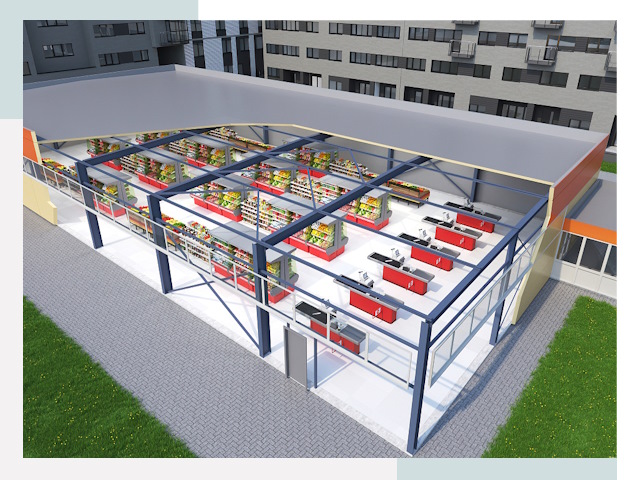 Строительство магазинов в Тулун от 647 руб. за м²