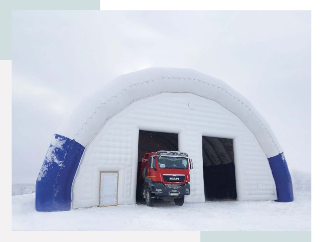 Мобильные ангары в Тулуне