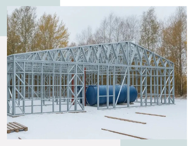 Металлические ангары в Тулуне