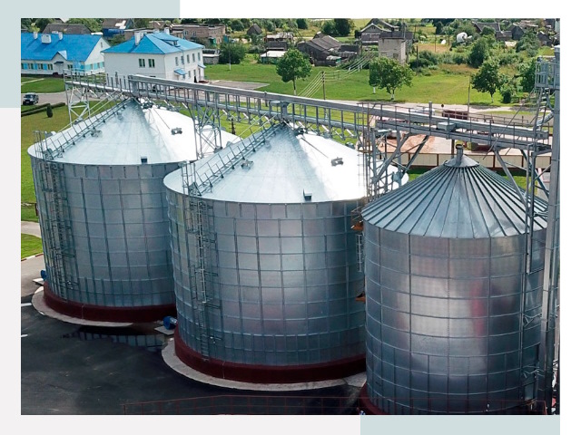 Металлические силосы в Тулуне