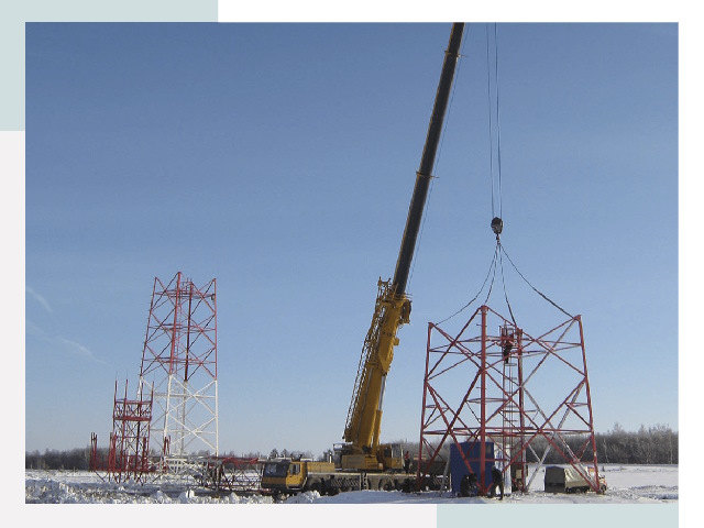 Монтаж вышек связи в Тулуне