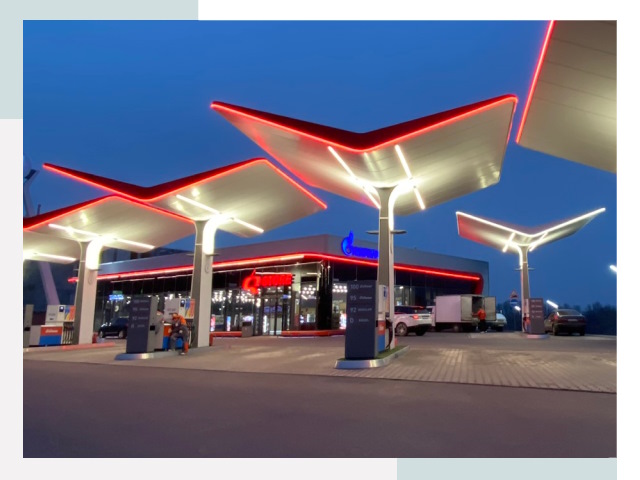Навесы для АЗС в Тулуне