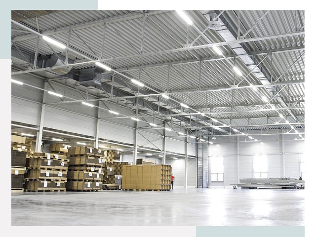 Освещение ангаров в Тулуне