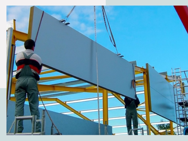 Монтаж сэндвич-панелей в Тулуне от 647 руб.