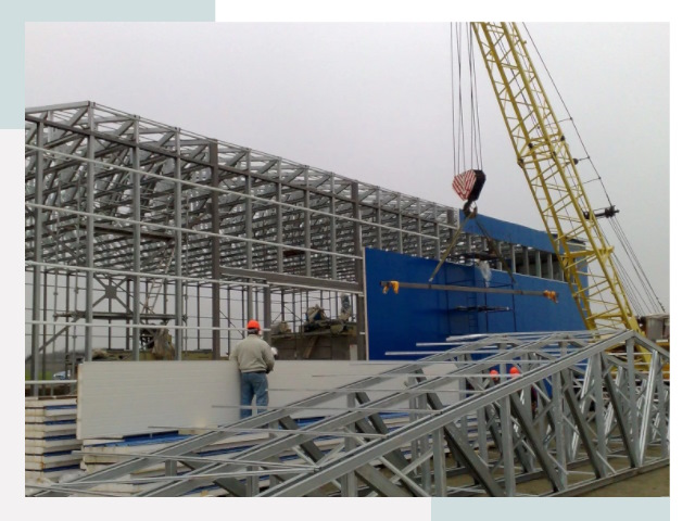 Монтаж ангаров в Тулуне