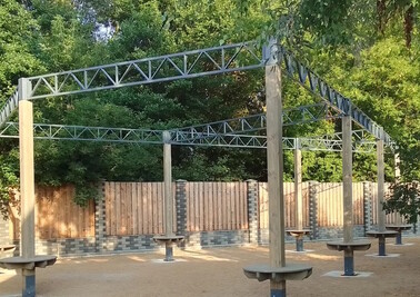 Терраса из металлоконструкций под ключ, проектирование, изготовление и монтаж от СтальСтрой-Тлн